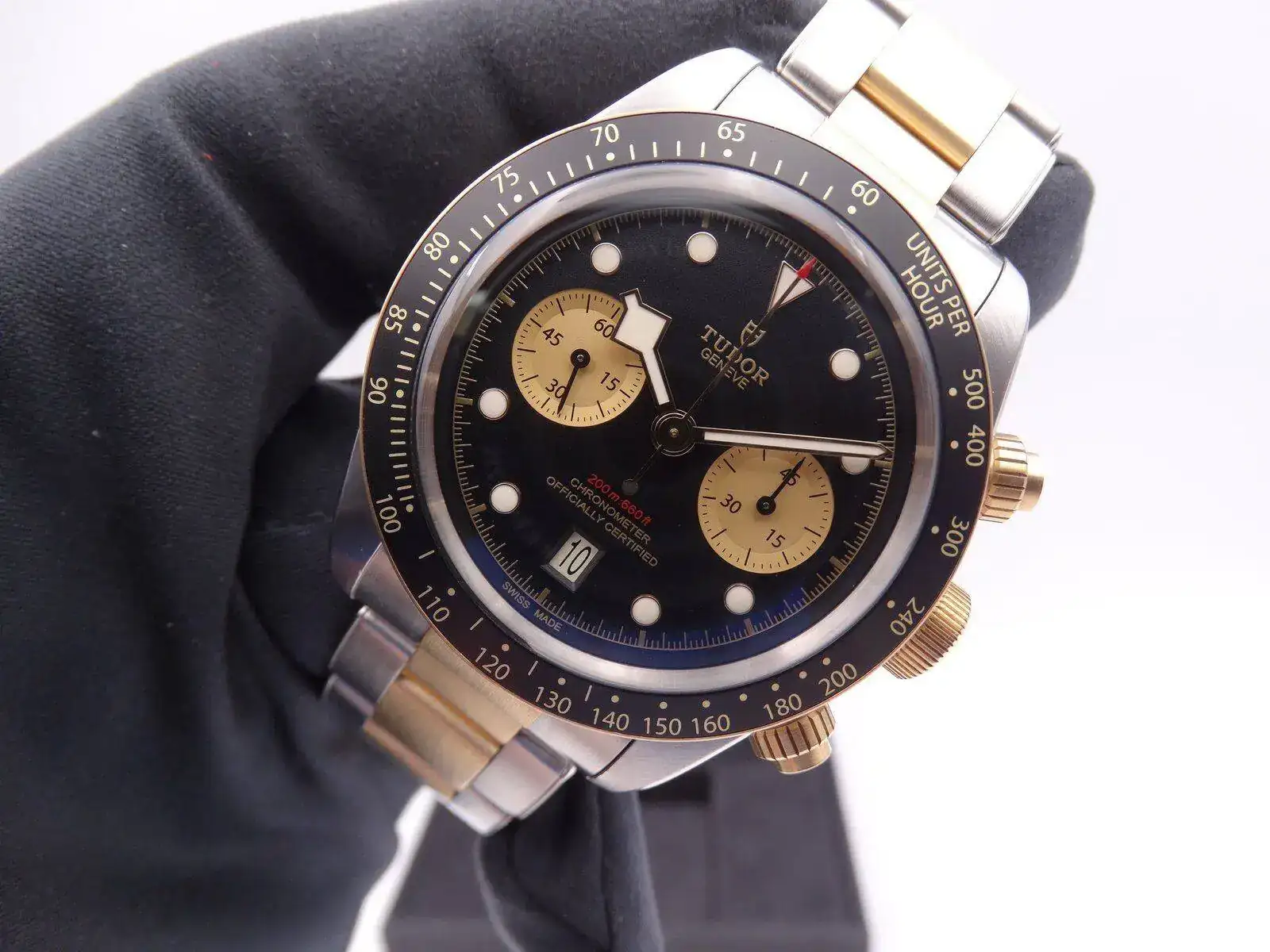 Tudor Heritage Black Bay chronograph Steel Gold 03285.webp