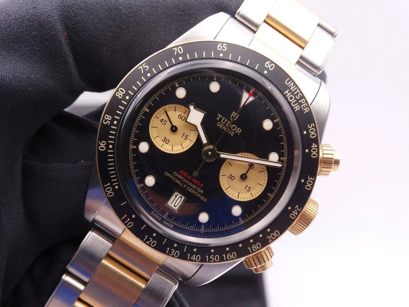 Tudor Heritage Black Bay chronograph Steel Gold 03299.webp