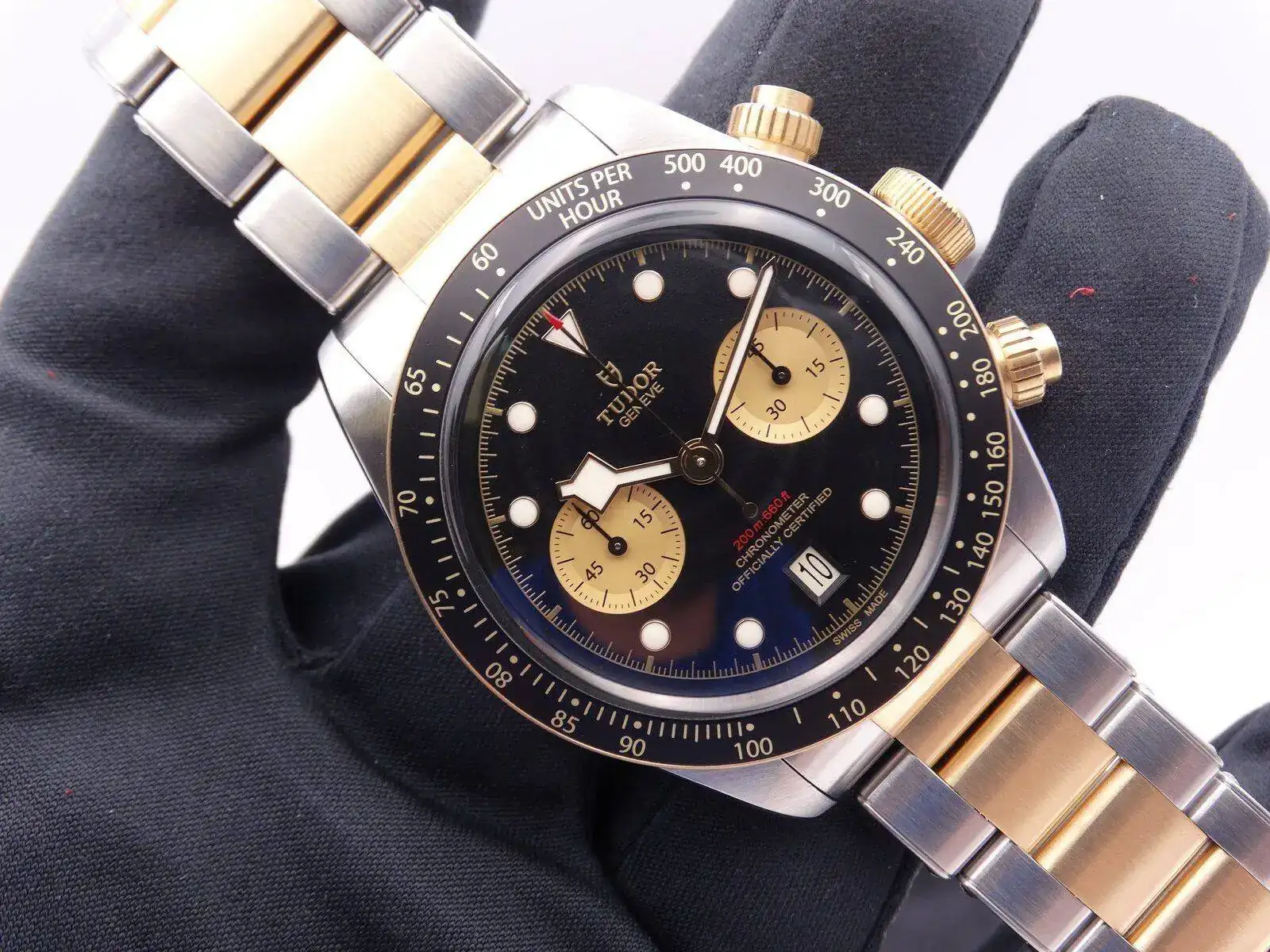 Tudor Heritage Black Bay chronograph Steel Gold 03301.webp