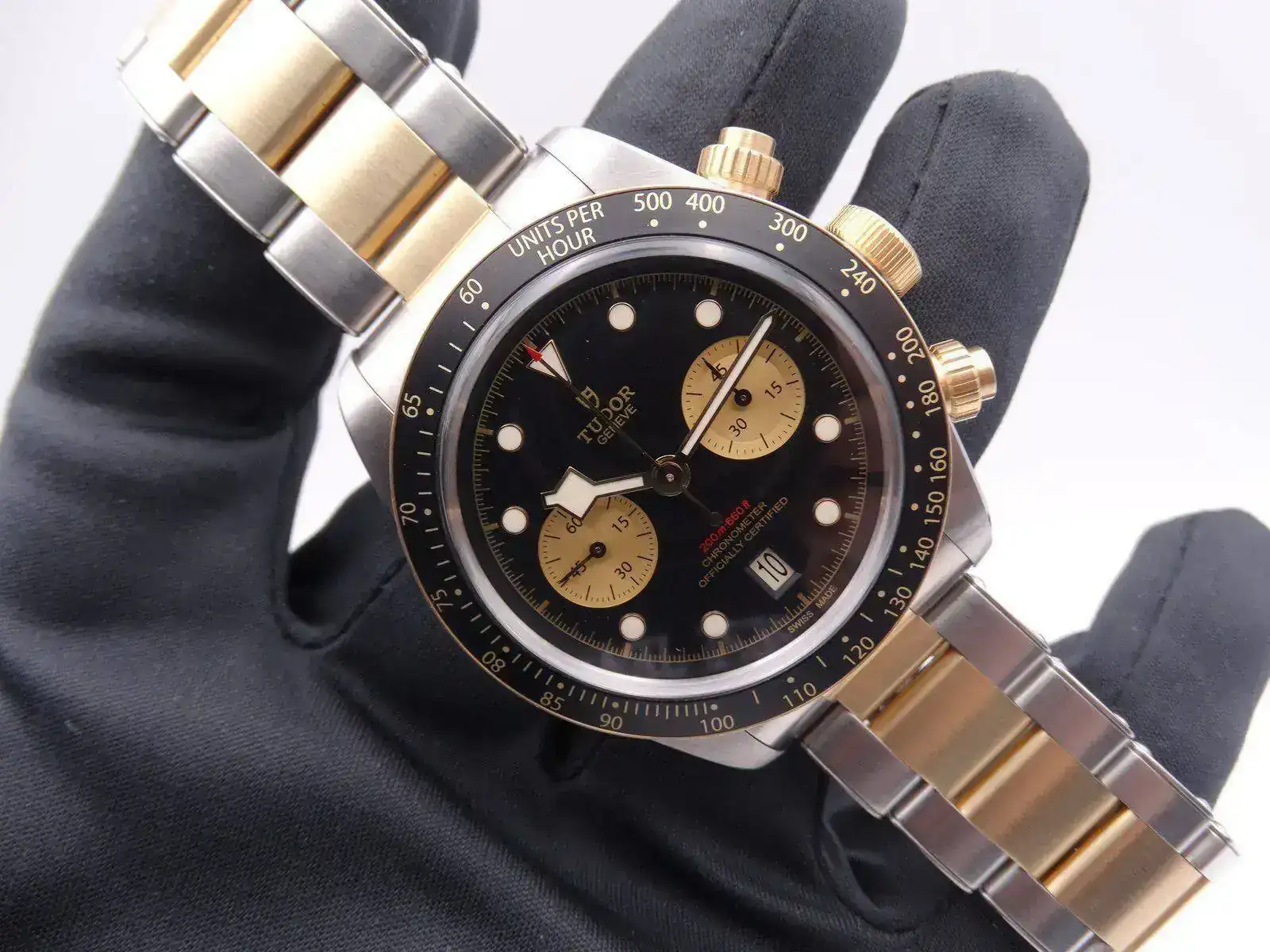Tudor Heritage Black Bay Chronograph Steel & Gold 7596.webp