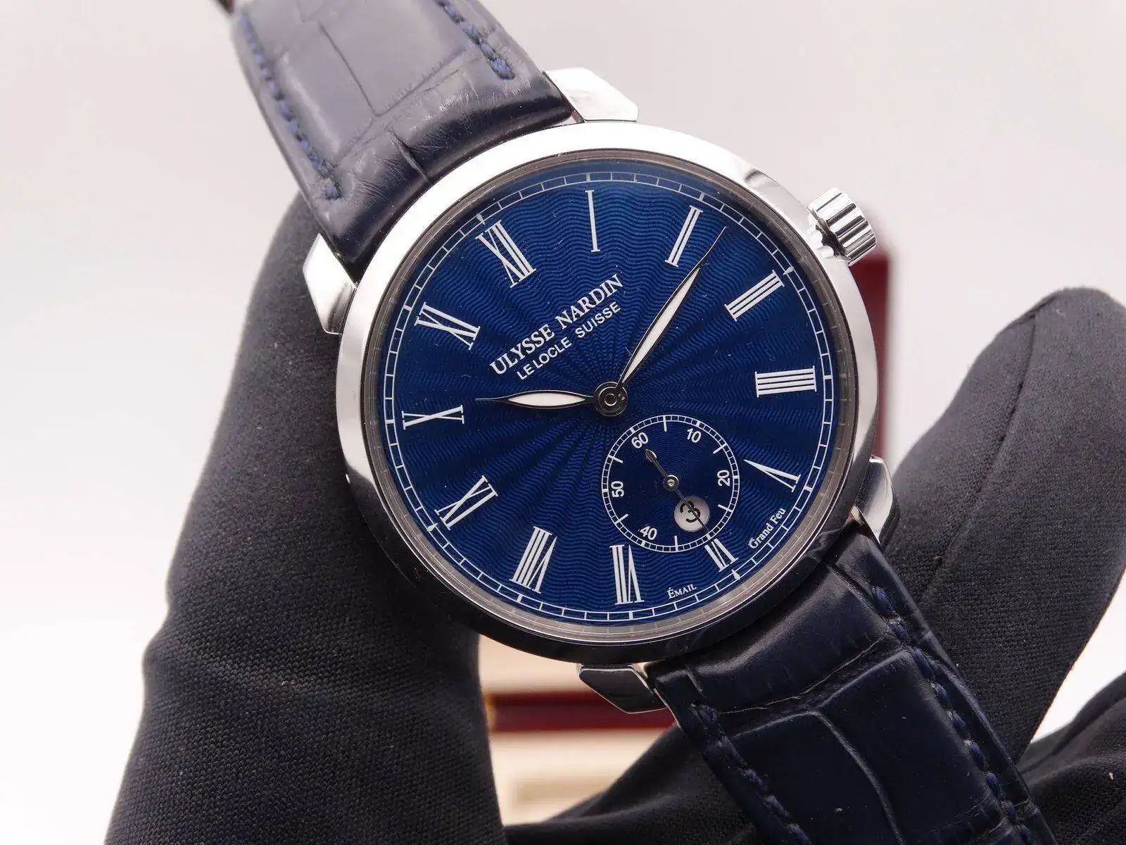 Ulysse Nardin Classico Manufacture Automatic Blue 9222.webp