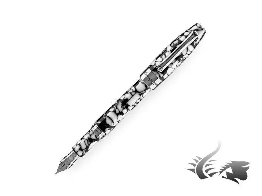 una-Fountain-Pen-Rome-Black-Resin-Palladium-trim-1.webp