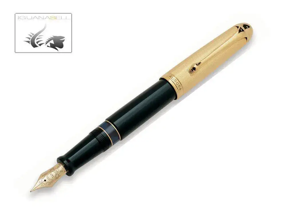 urora-88-Fountain-Pen-Black-Resin-Gold-trim-801--1.webp