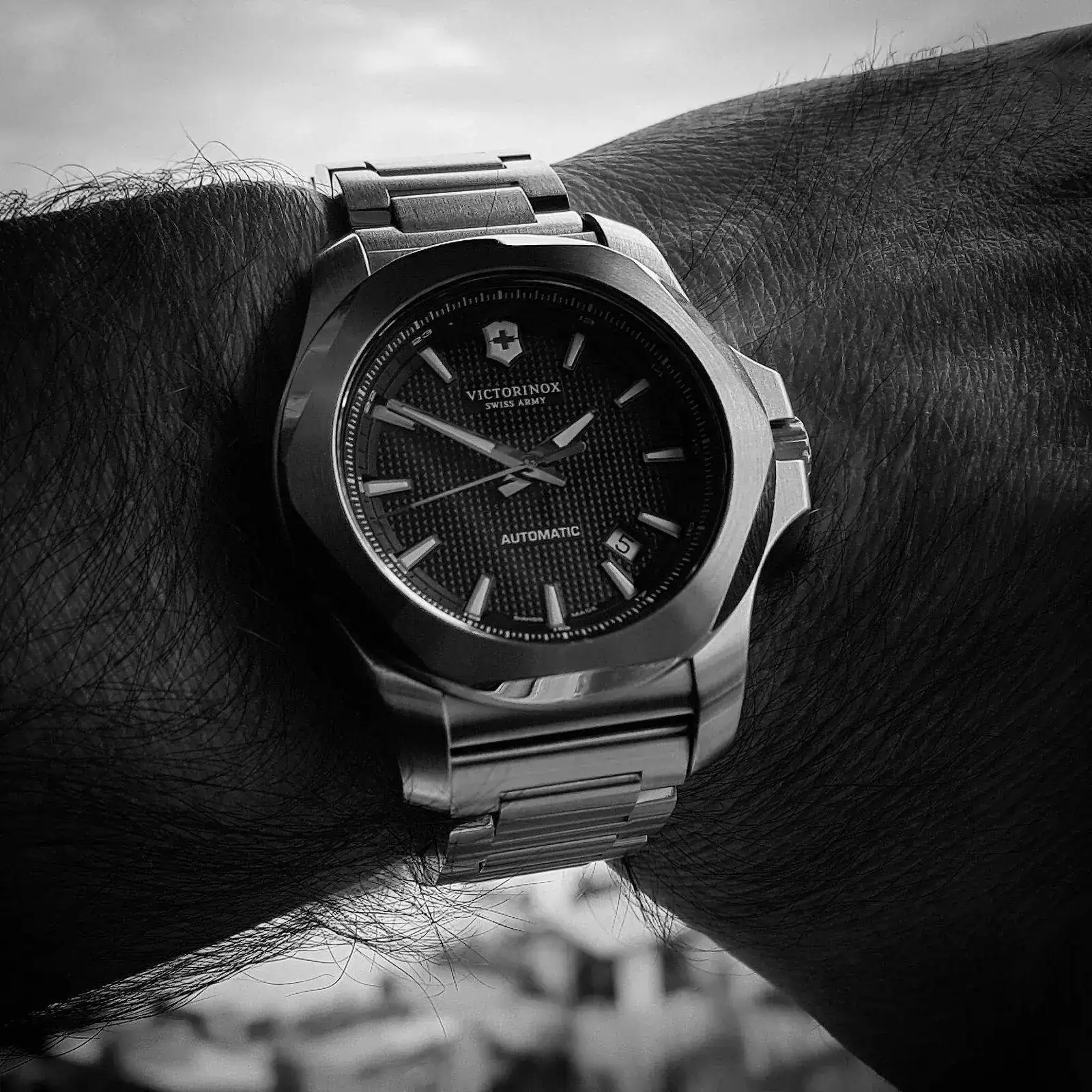 Victorinox INOX. Mechanical 43mm 200M  #241835 (B&W)(1).webp