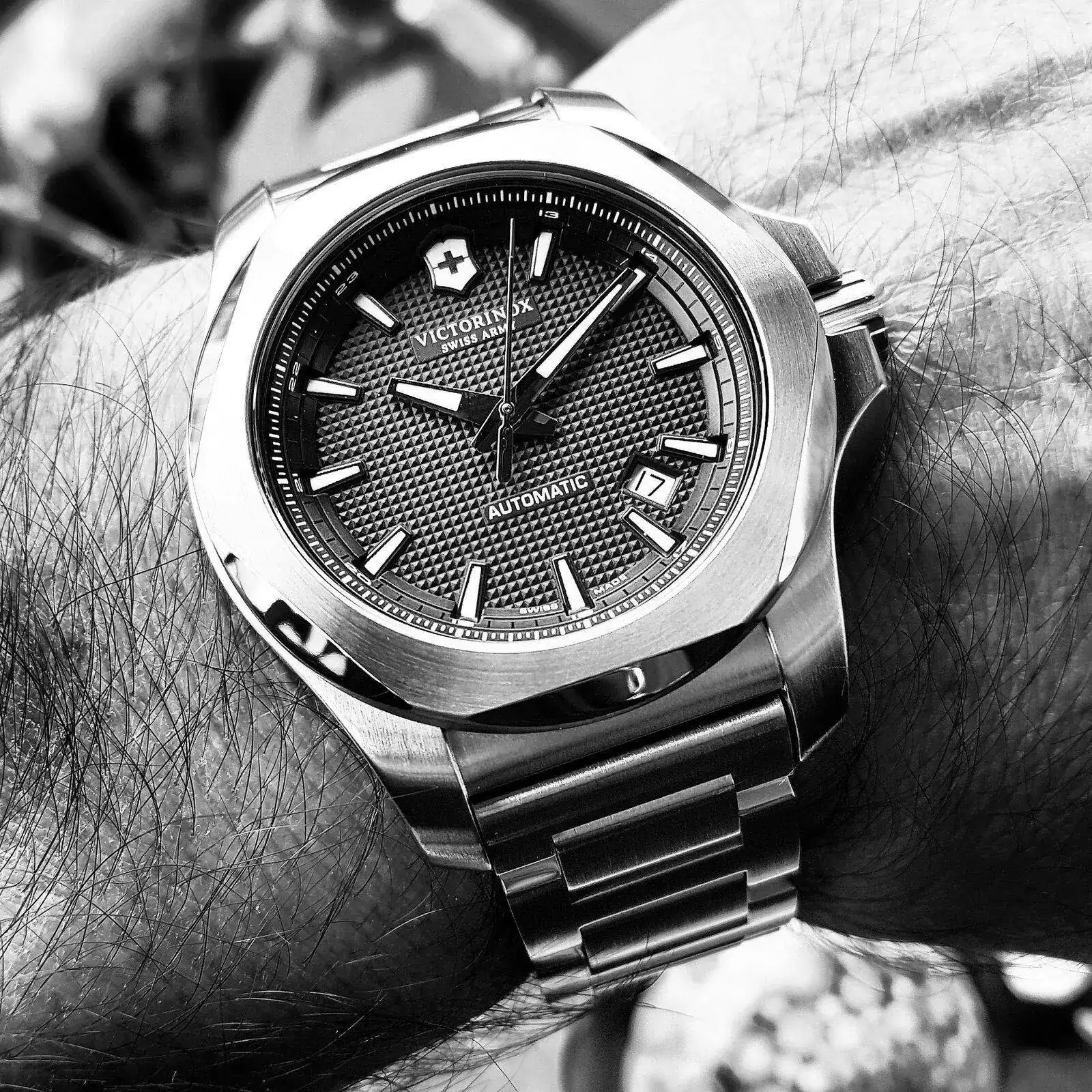 Victorinox INOX. Mechanical 43mm 200M  #241835 (B&W) (1).webp
