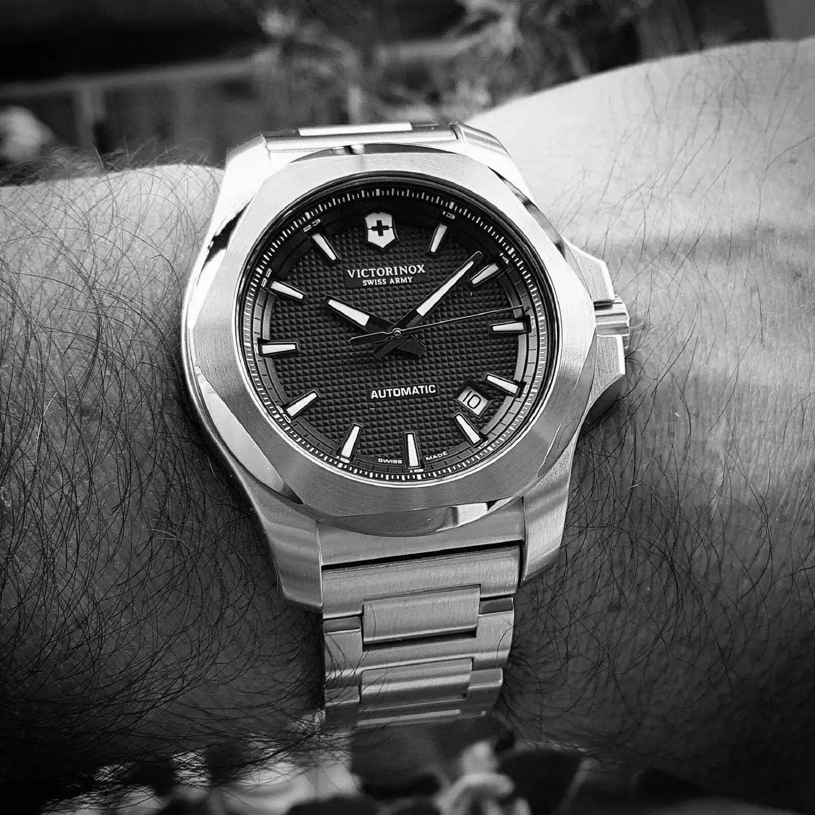 Victorinox INOX. Mechanical 43mm 200M  #241835 (B&W)(1).webp