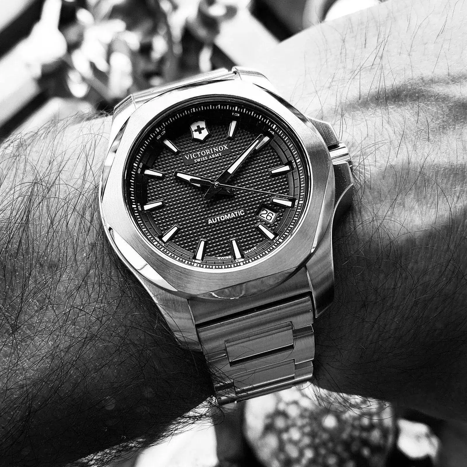 Victorinox INOX. Mechanical 43mm 200M  #241835 (B&W)  (1).webp