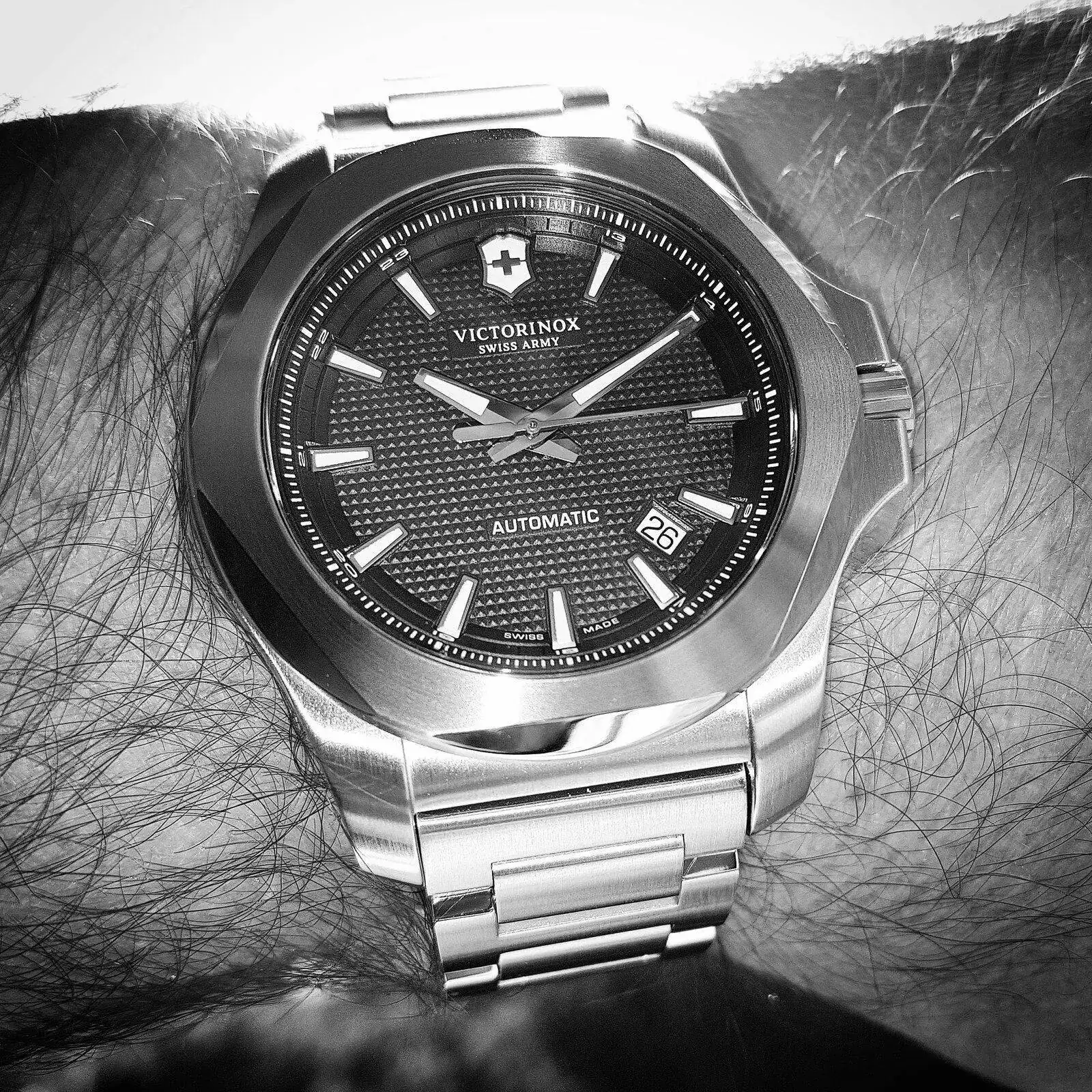 Victorinox INOX. Mechanical 43mm 200M  #241835 (B&W)  (2).webp