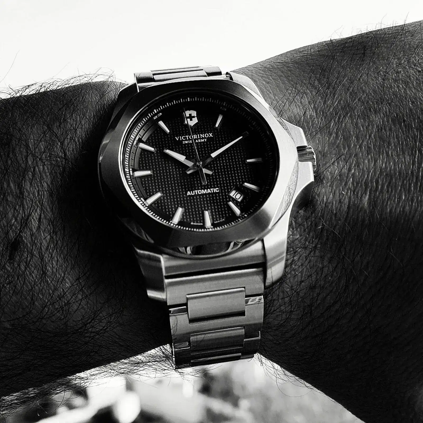 Victorinox INOX. Mechanical 43mm 200M  #241835 (B&W).webp