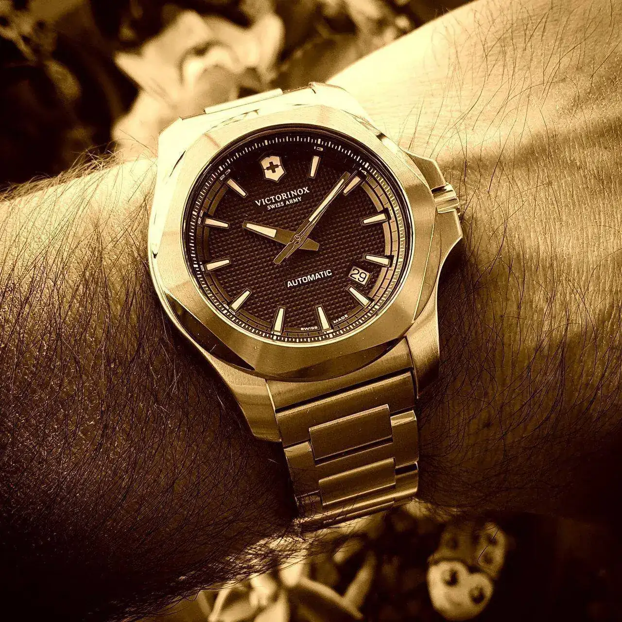 Victorinox INOX. Mechanical 43mm 200M  #241835 (Sepia).webp