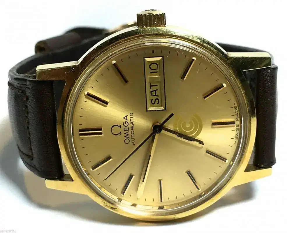 Vintage Omega Day Date Automatic Cal. 1020 Watch 70s NO RESERVE $0.webp