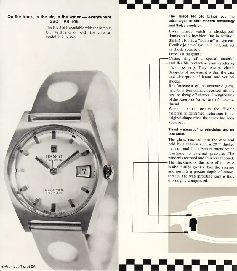 Anuncio Tissot PR516 vintage - 1