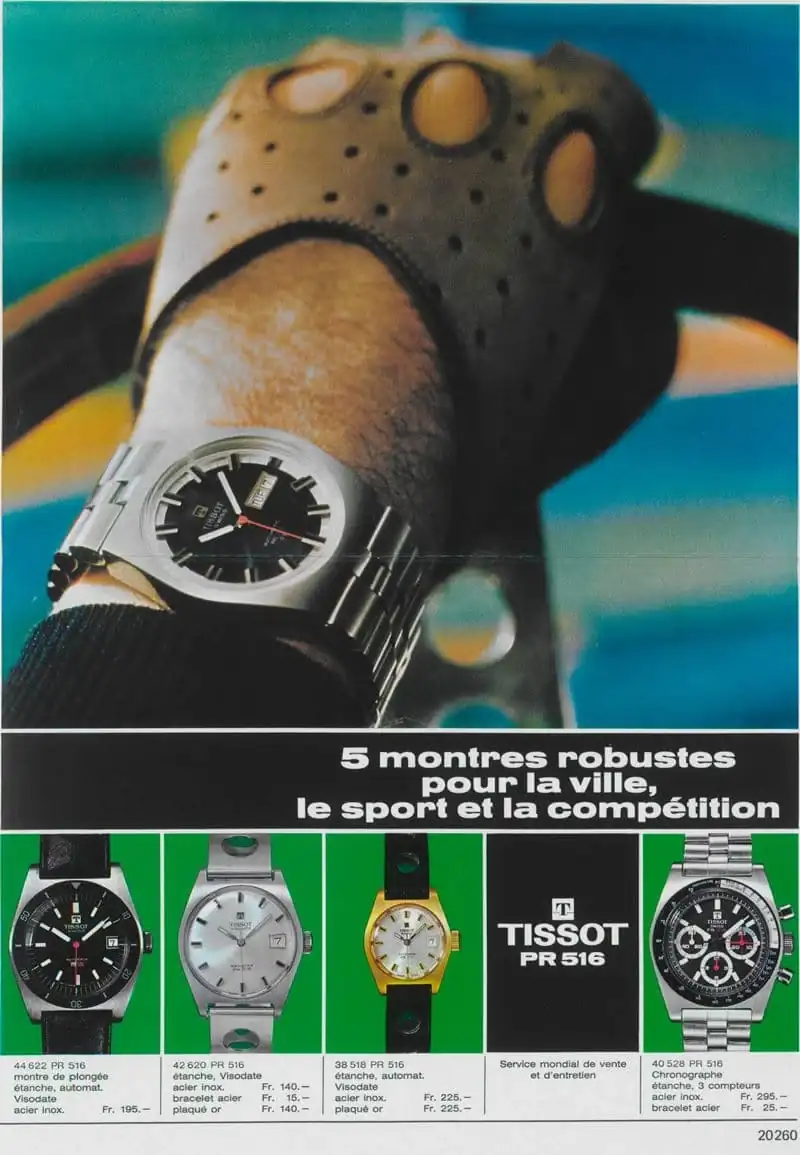 Anuncio Tissot PR516 vintage - 2