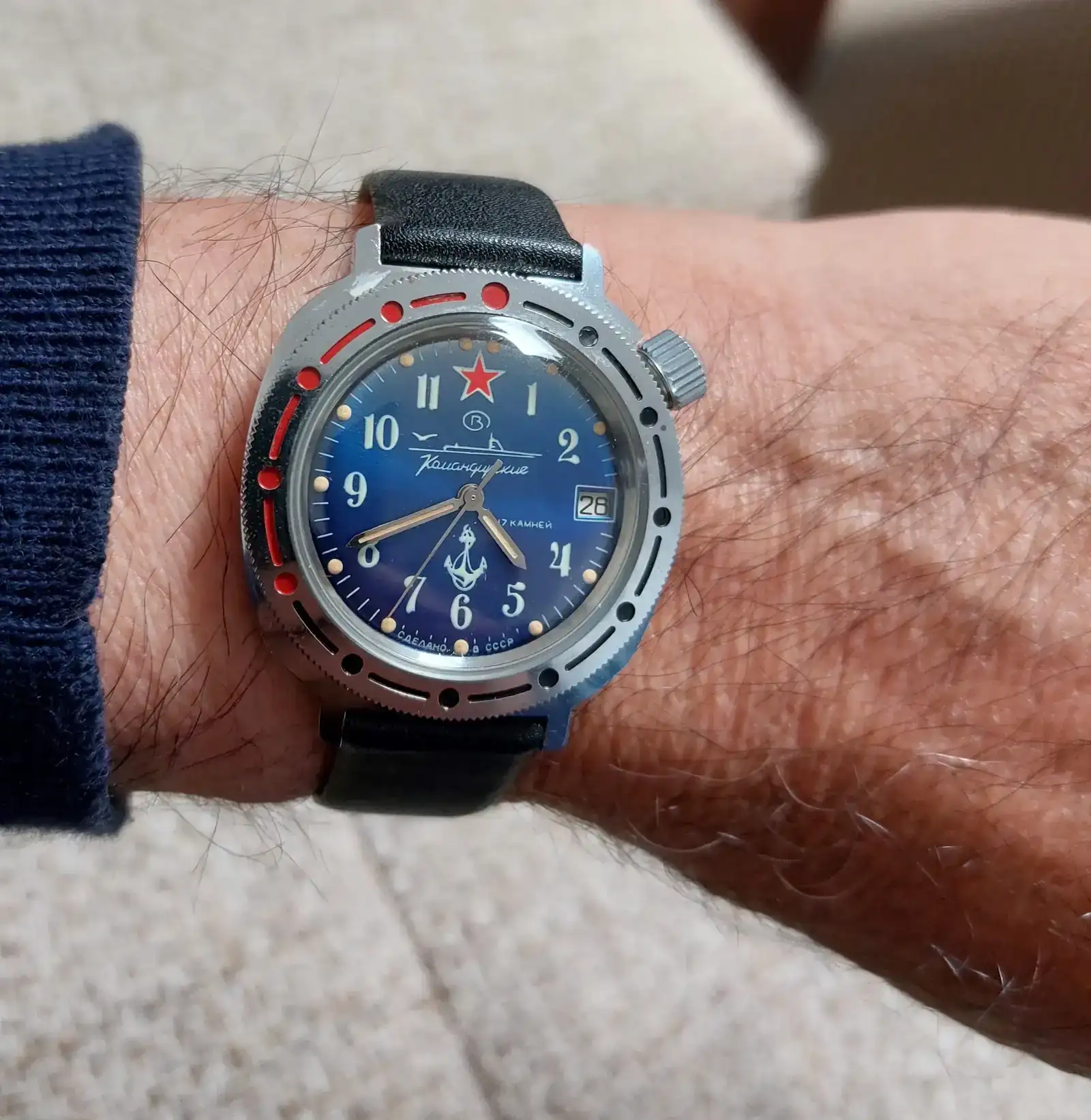 Vostok cccp corretja pell.webp