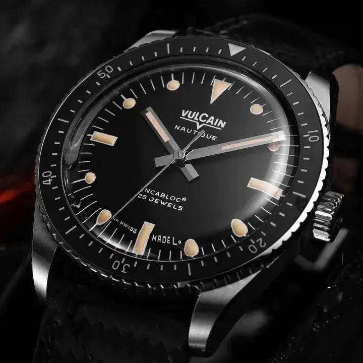 Vulcain Skindiver Black 38.webp