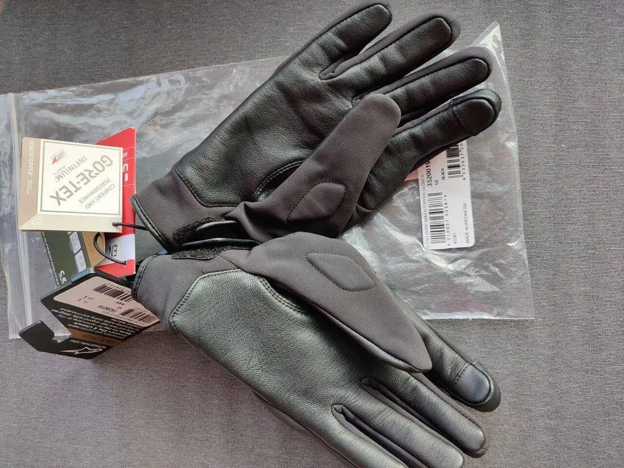 Guantes de moto Alpinestars C1 V2 WIND Black