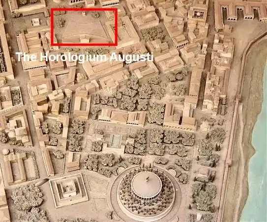 Fuente: https://wikimapia.org/10167224/Horologium-Augusti