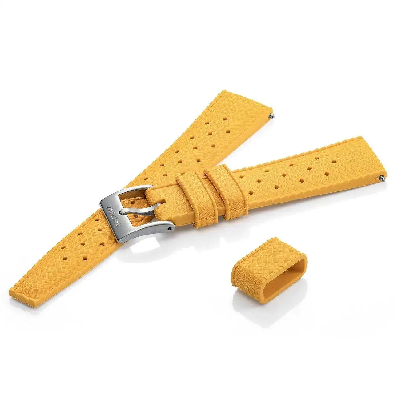 Yellow_Tropic_Rubber_Strap_20mm_Steel_Buckle_Side_View.jpg