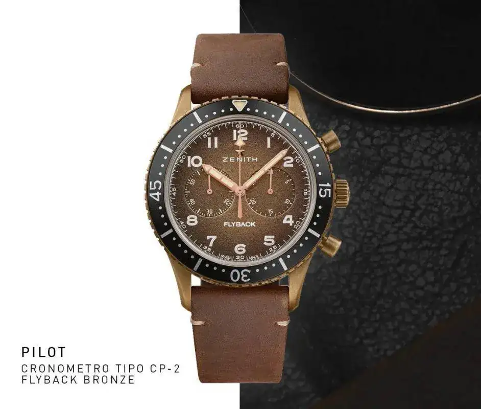 Zenith Pilot Cronometro Tipo CP-2 Flyback baselworld 2018 op011.webp